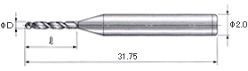 PCB Drill 1.70mm x 10.50mm